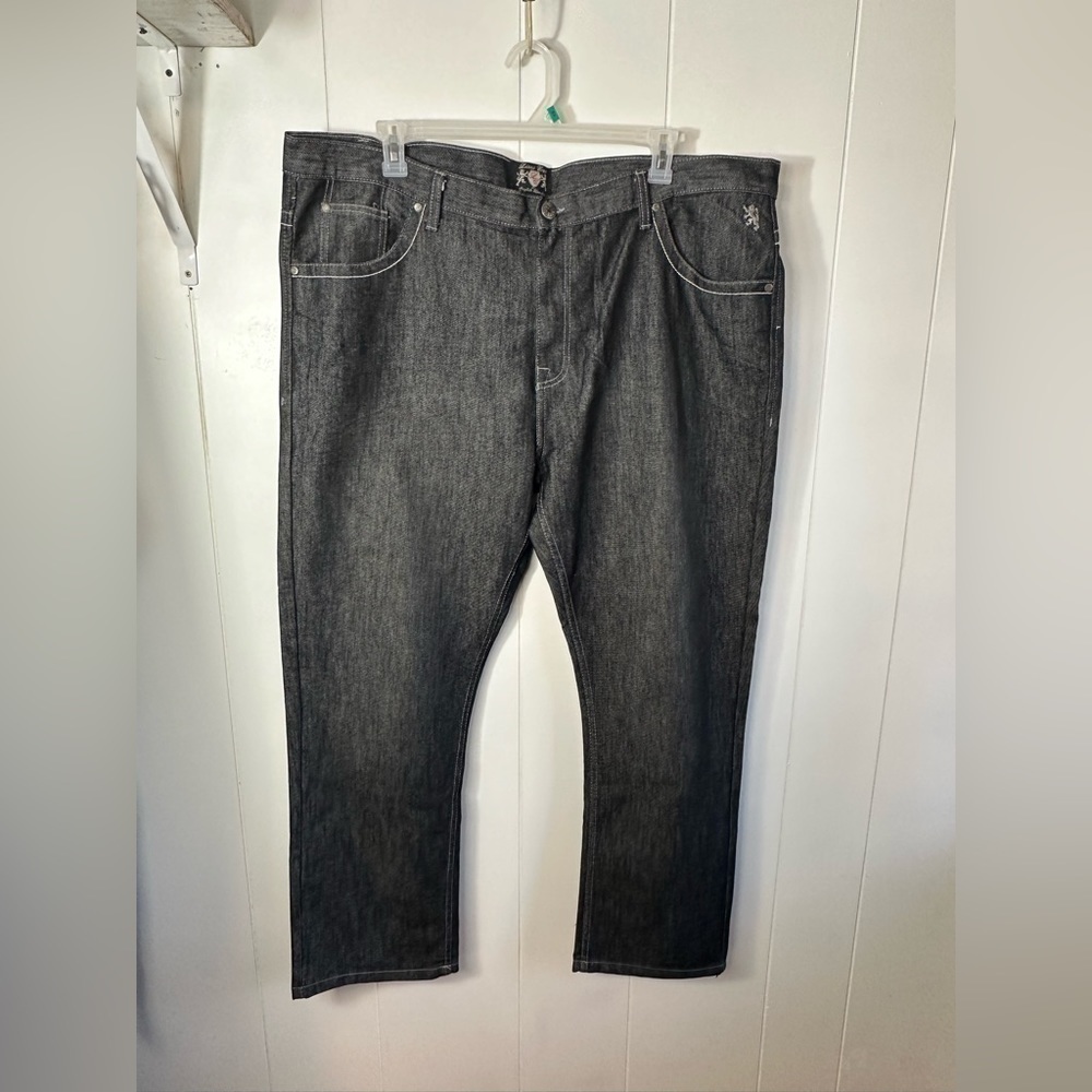 Lion’s Crest/English Laundry Men’s Straight Leg Dark Denim Jeans Size 44 x 30 - Picture 2 of 10